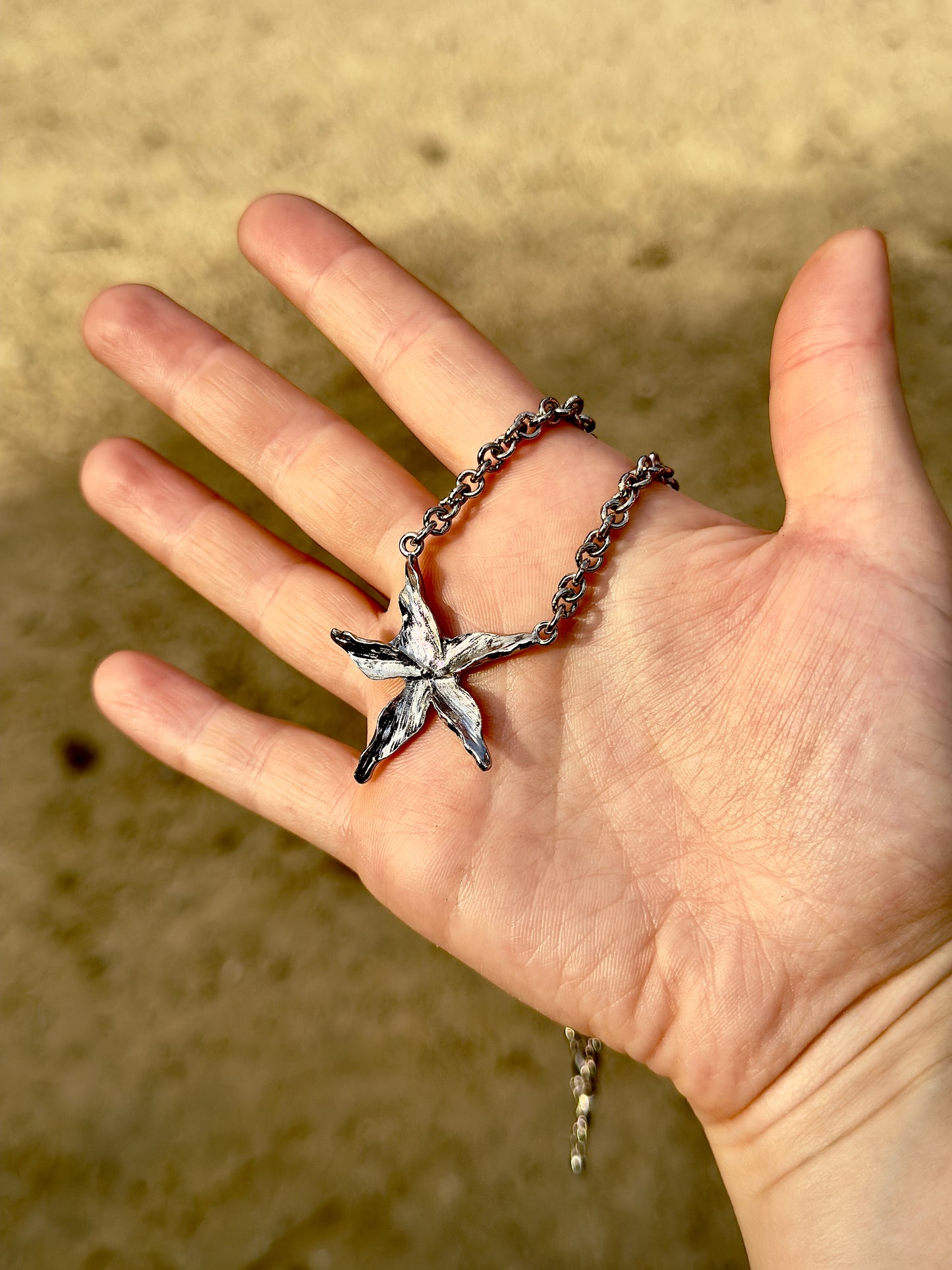 Collier Étoile Blanche