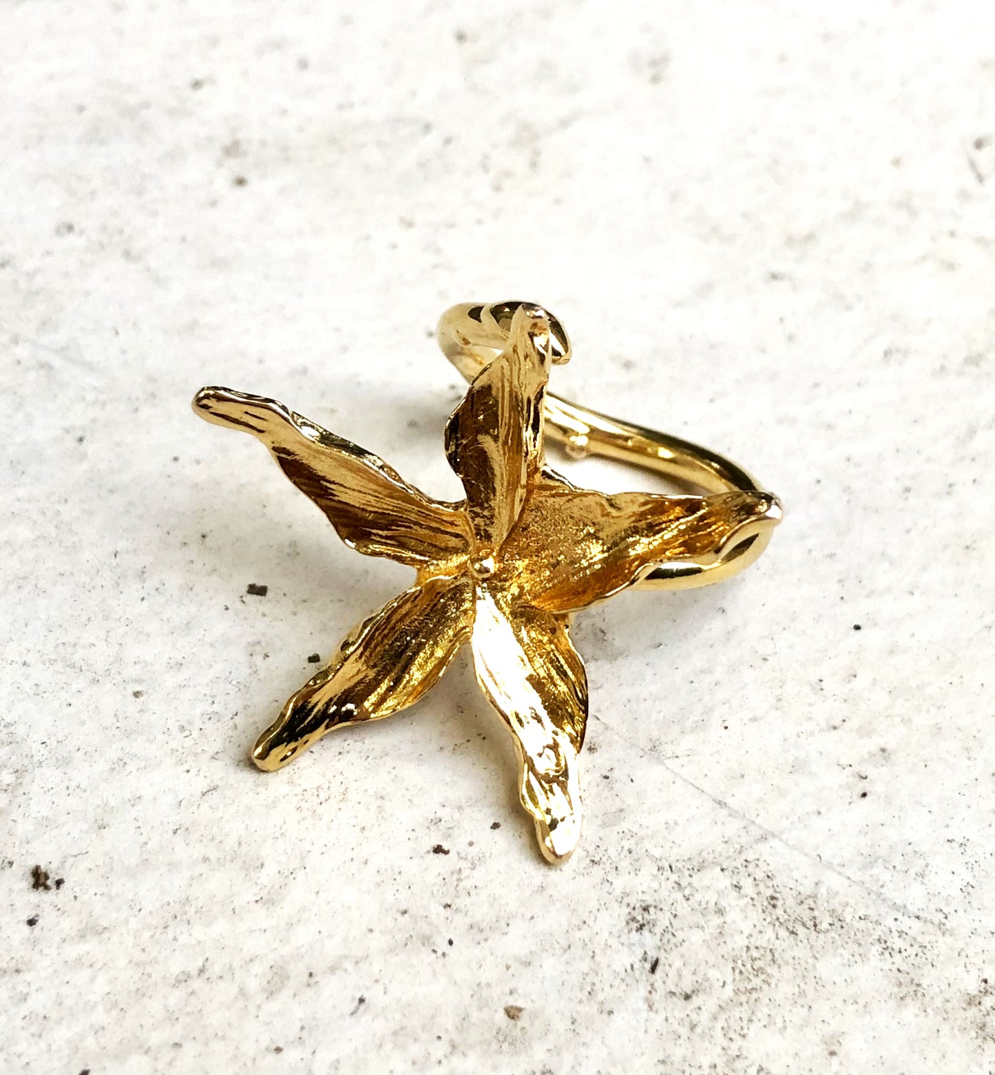 Bague Fleur Etoilée - brillante