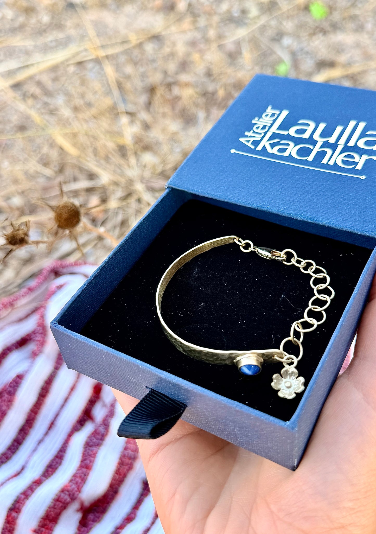 Bracelet Fleur du Ciel - pièce unique