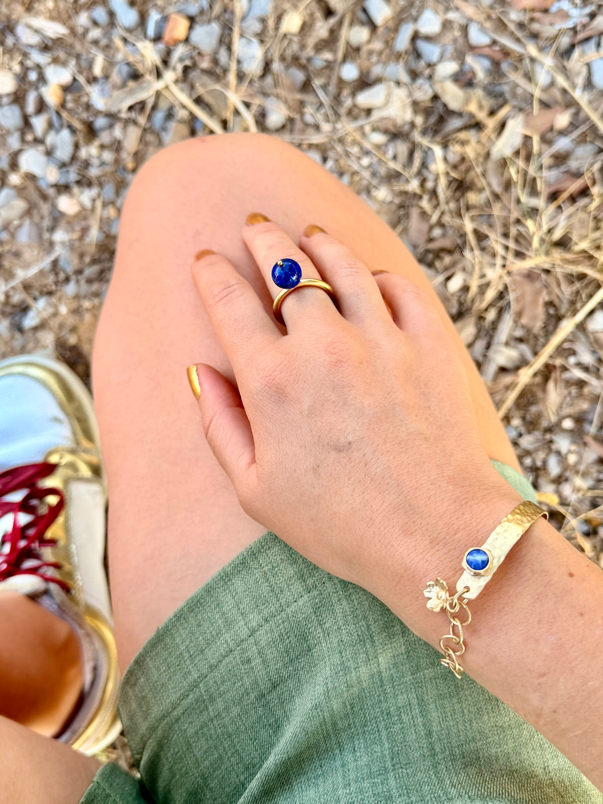 Bracelet Fleur du Ciel - pièce unique