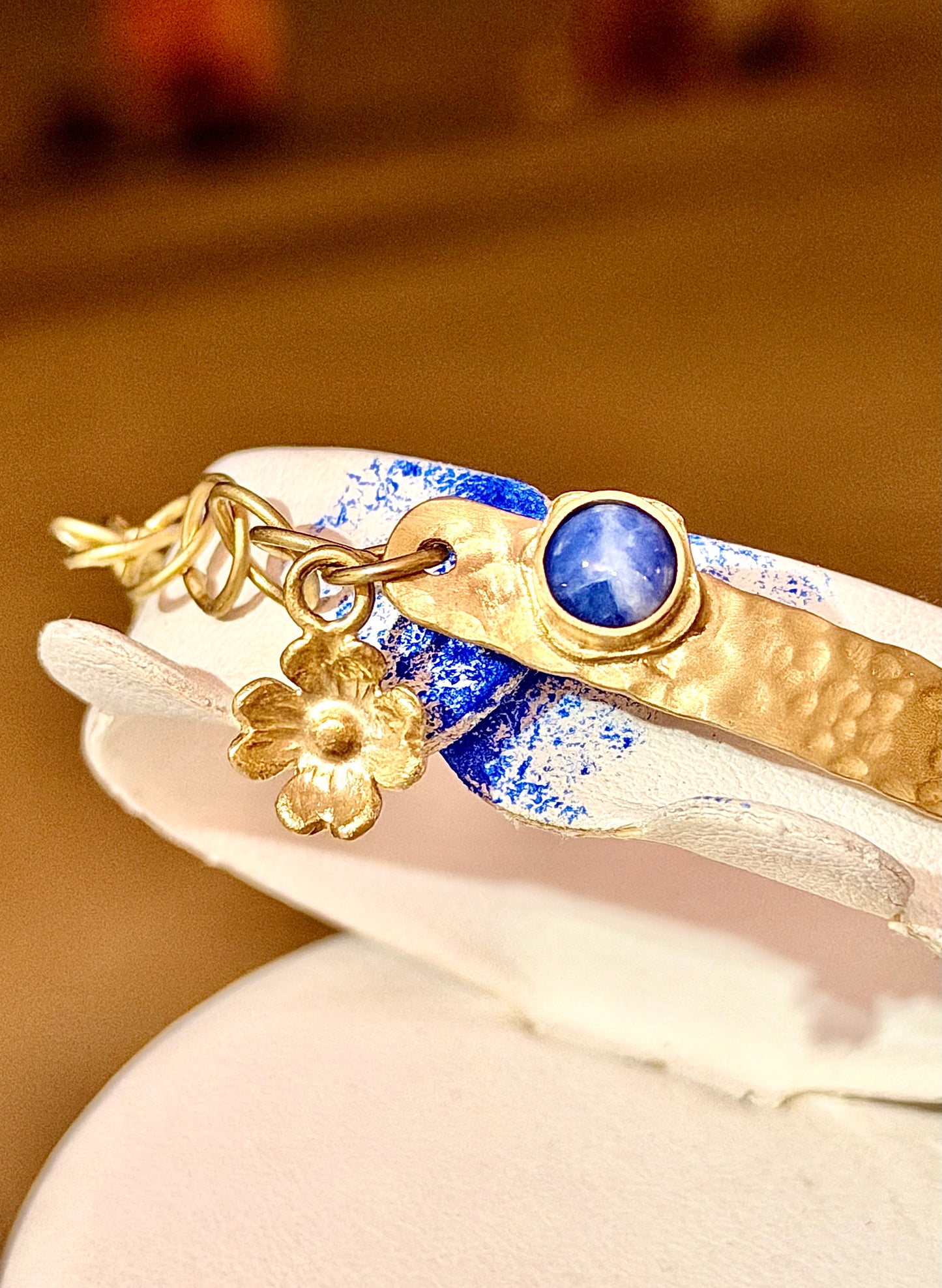 Bracelet Fleur du Ciel - pièce unique