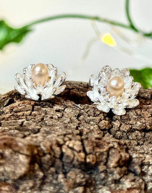 Boucles d’oreilles Fleur de Lotus - nouveauté