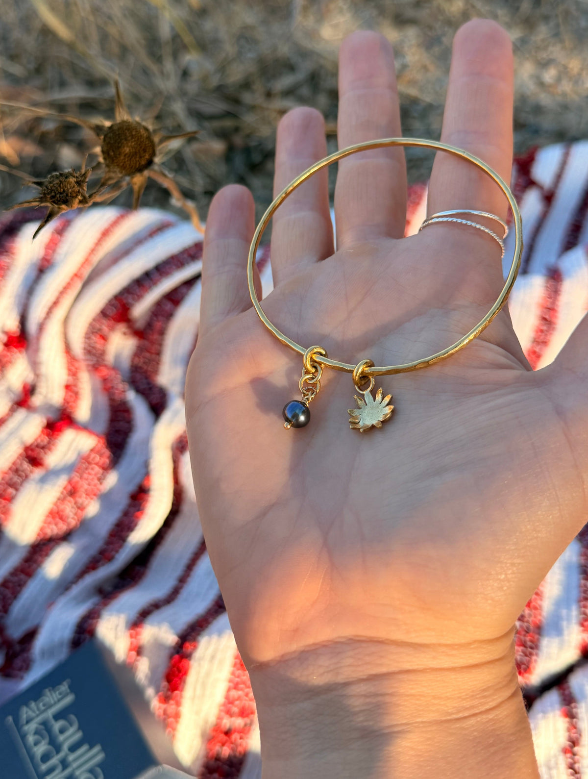 Bracelet jonc Gardien Doré