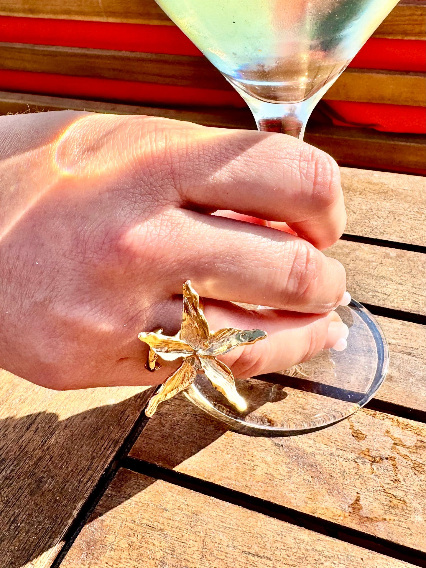 Bague Fleur Etoilée - brillante