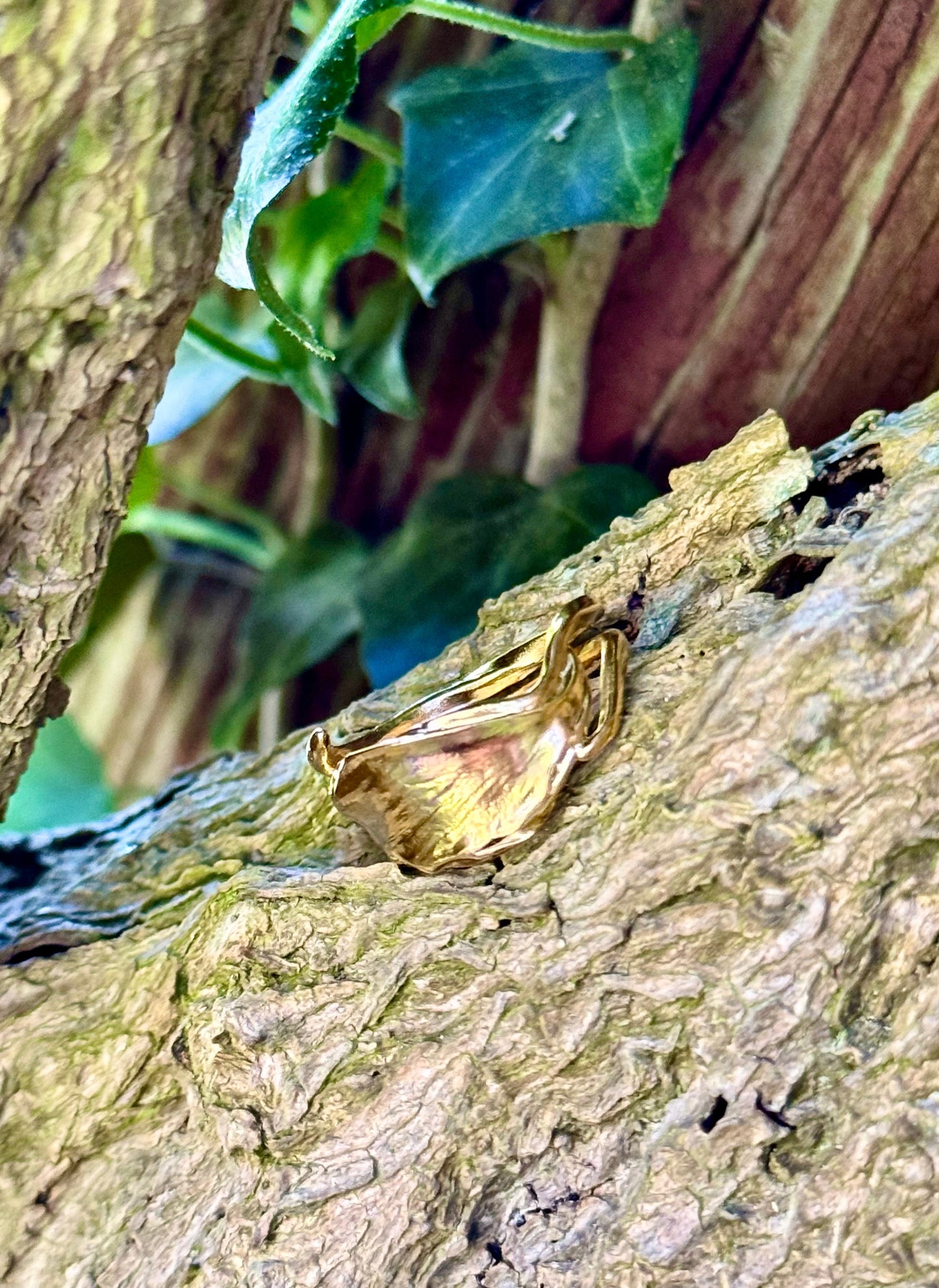 Bague Tortueuse Nature - FABRICATION SUR COMMANDE