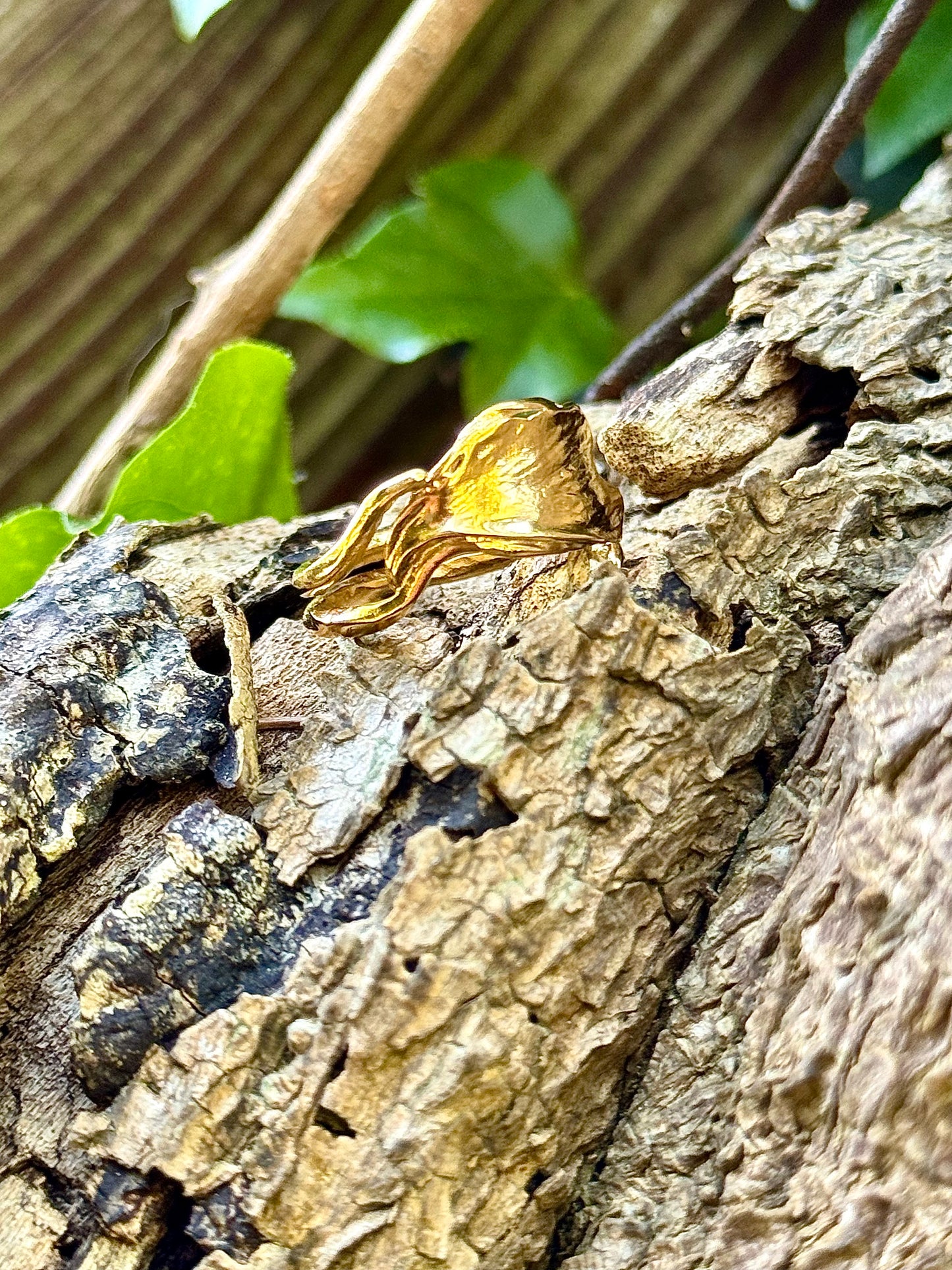 Bague Tortueuse Nature - FABRICATION SUR COMMANDE