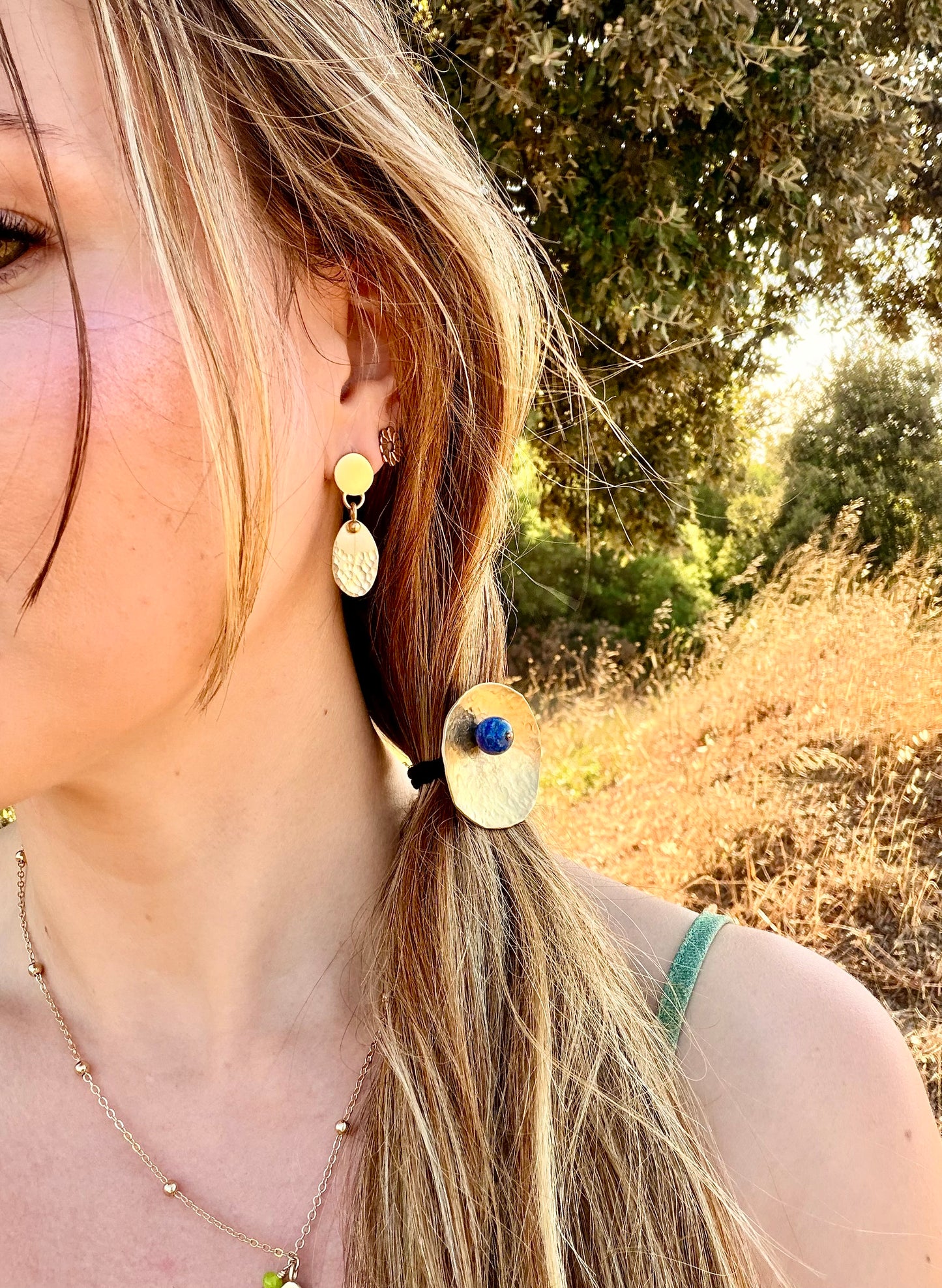 Instants Suspendus — Boucles d’oreilles - pièce unique