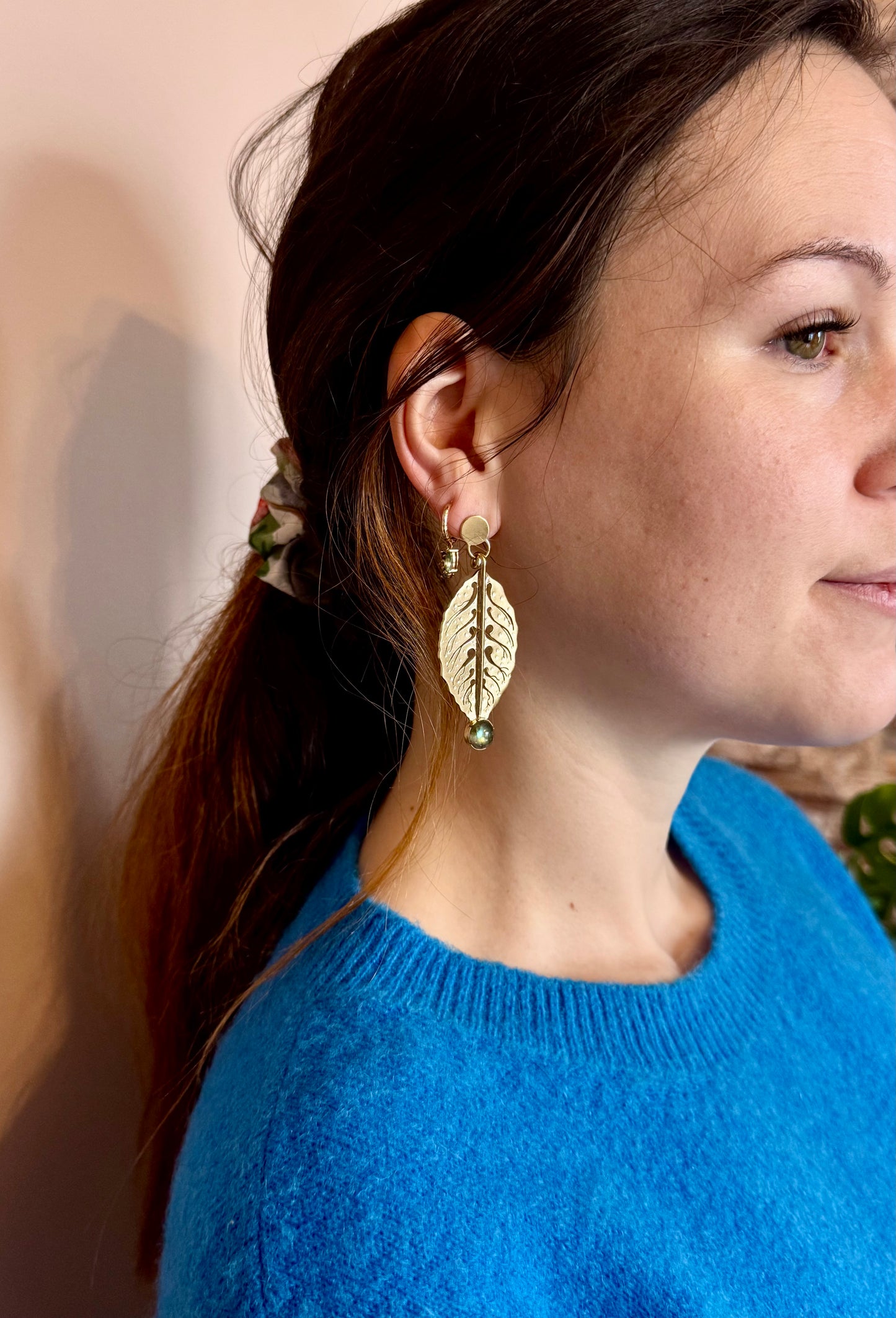Boucles d’oreilles Feuilles de Charme - SUR COMMANDE