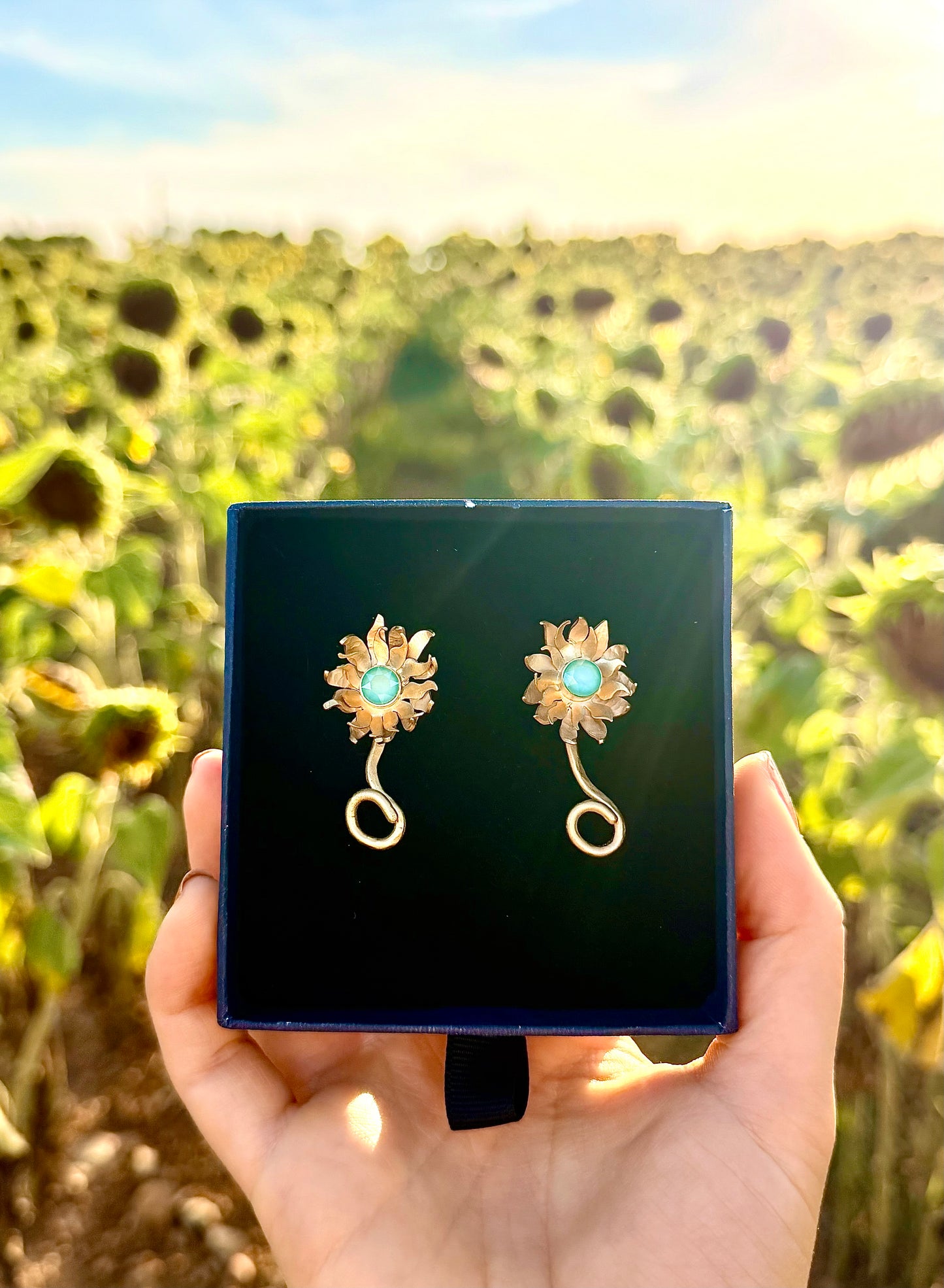 Boucles d’oreilles Lion - pièce unique