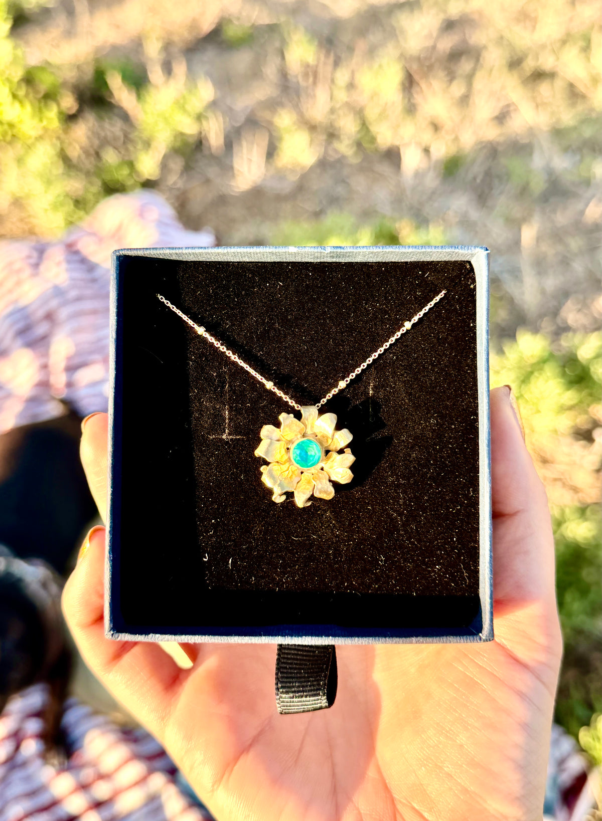 Collier Soleil Bleu