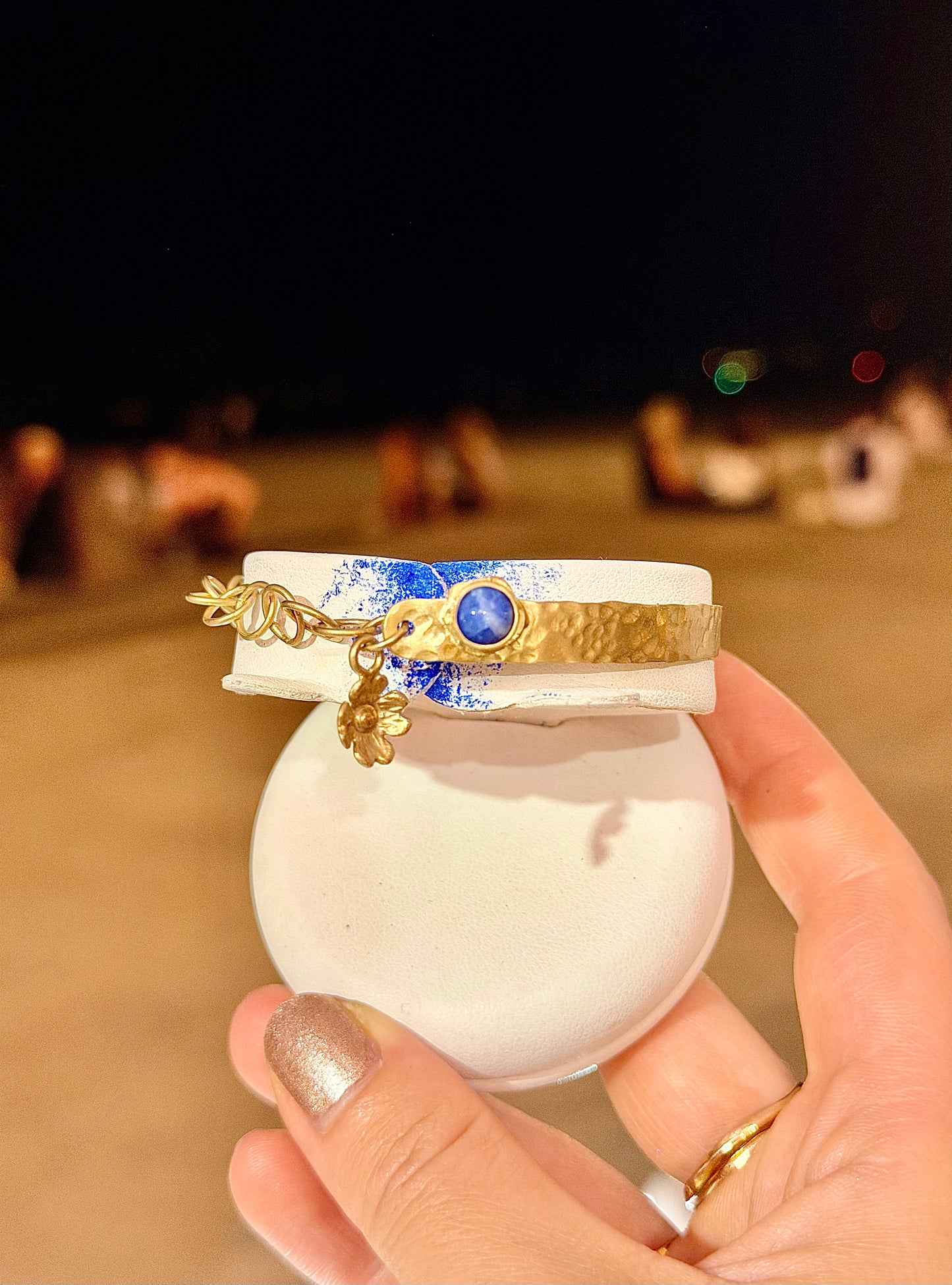 Bracelet Fleur du Ciel - pièce unique