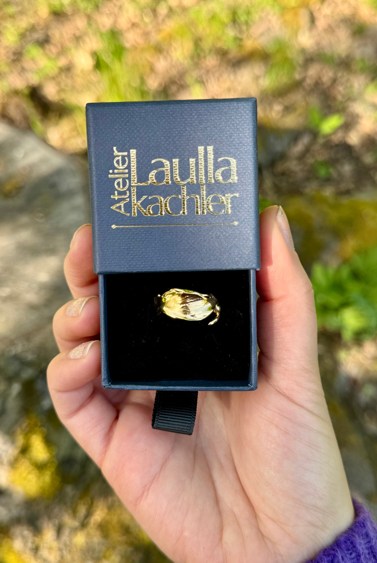 Bague Tortueuse Nature - FABRICATION SUR COMMANDE