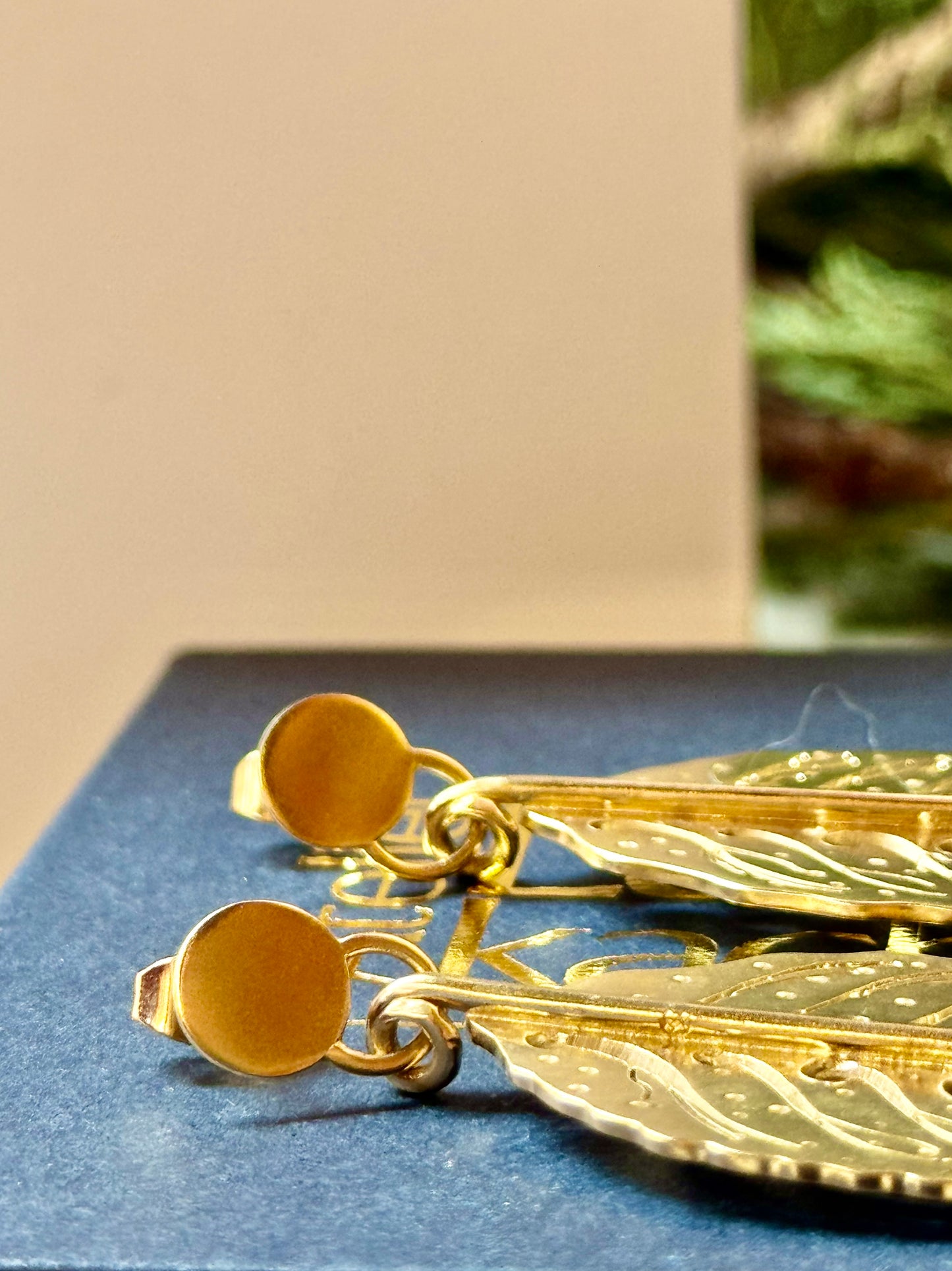 Boucles d’oreilles Feuilles de Charme - SUR COMMANDE