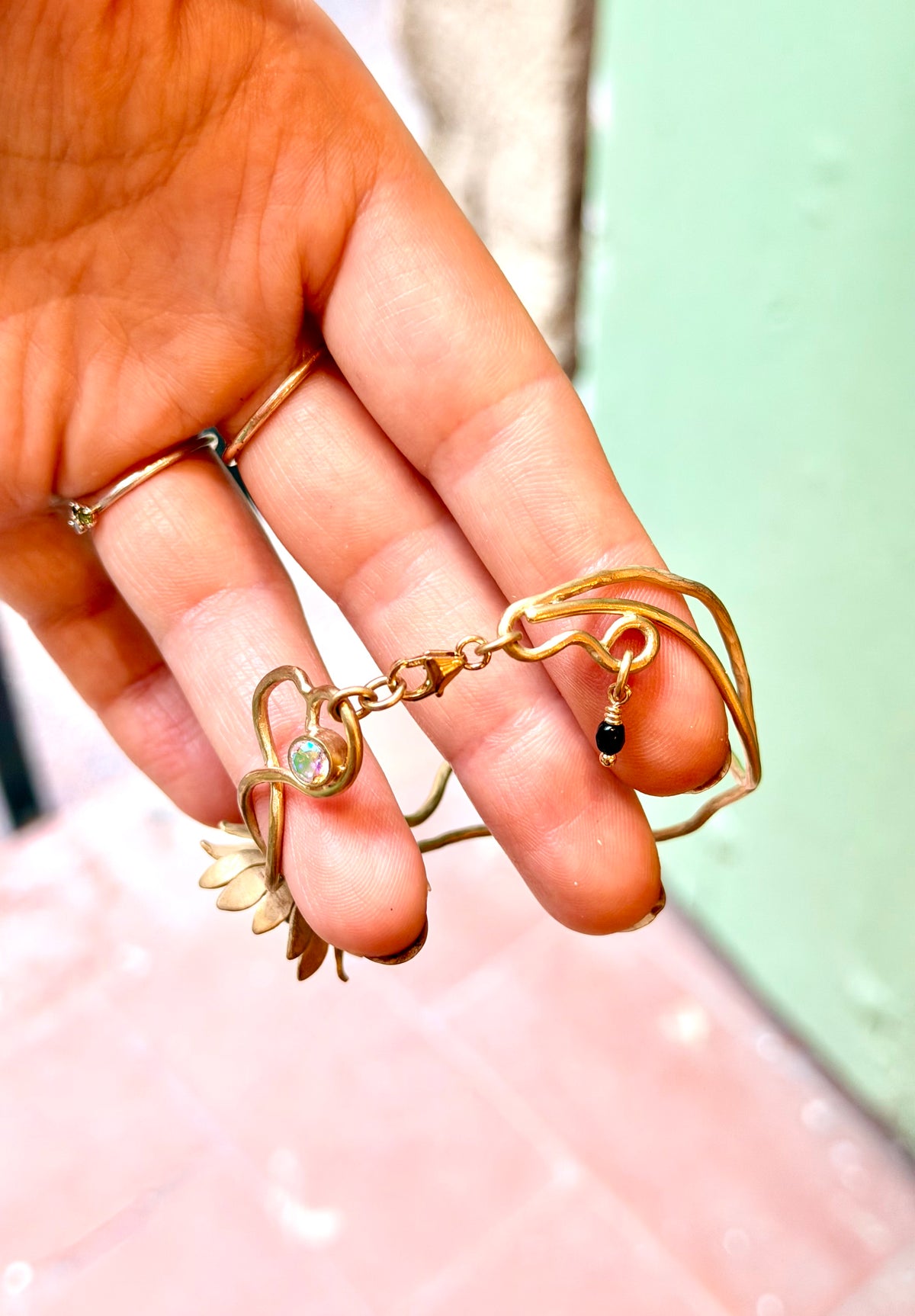 Bracelet Belle de Jour - pièce unique