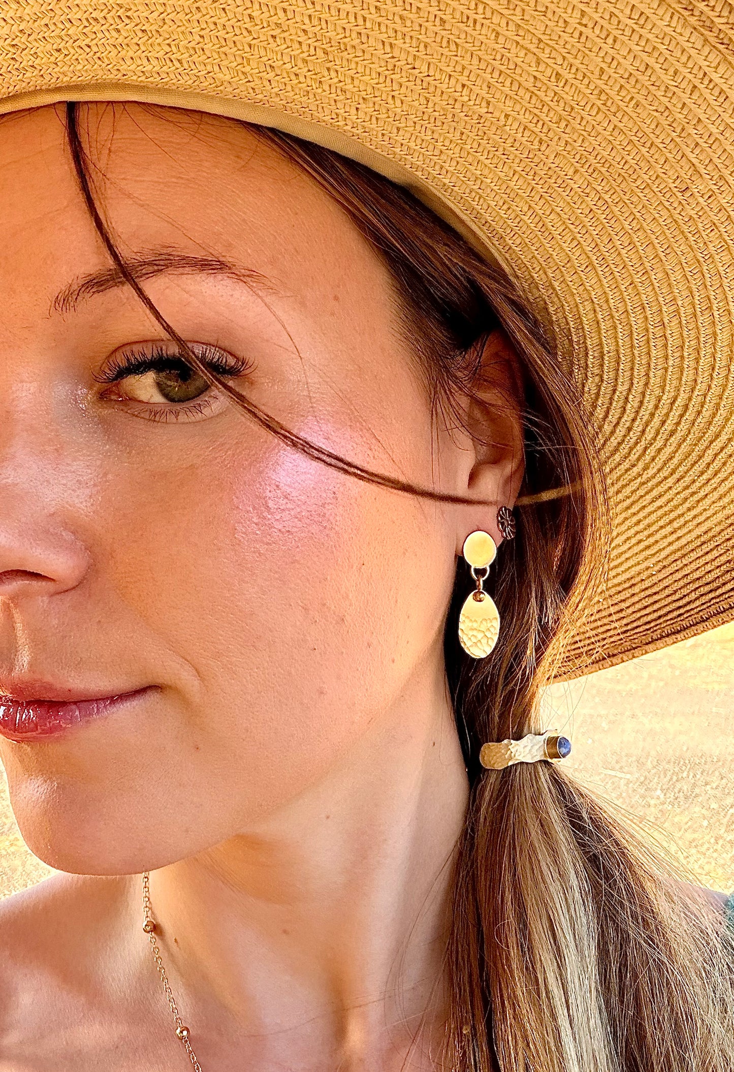 Instants Suspendus — Boucles d’oreilles - pièce unique
