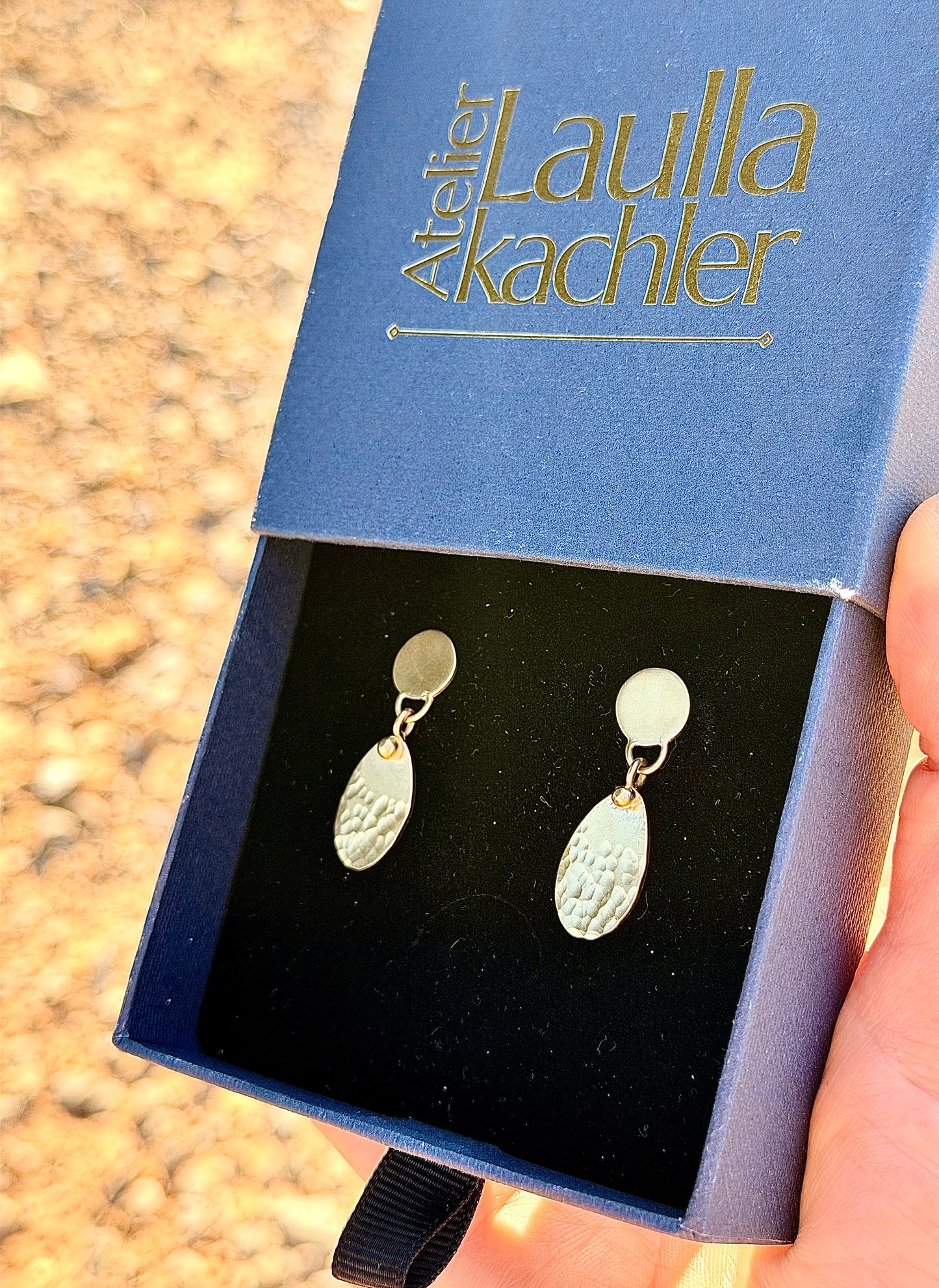 Instants Suspendus — Boucles d’oreilles - pièce unique