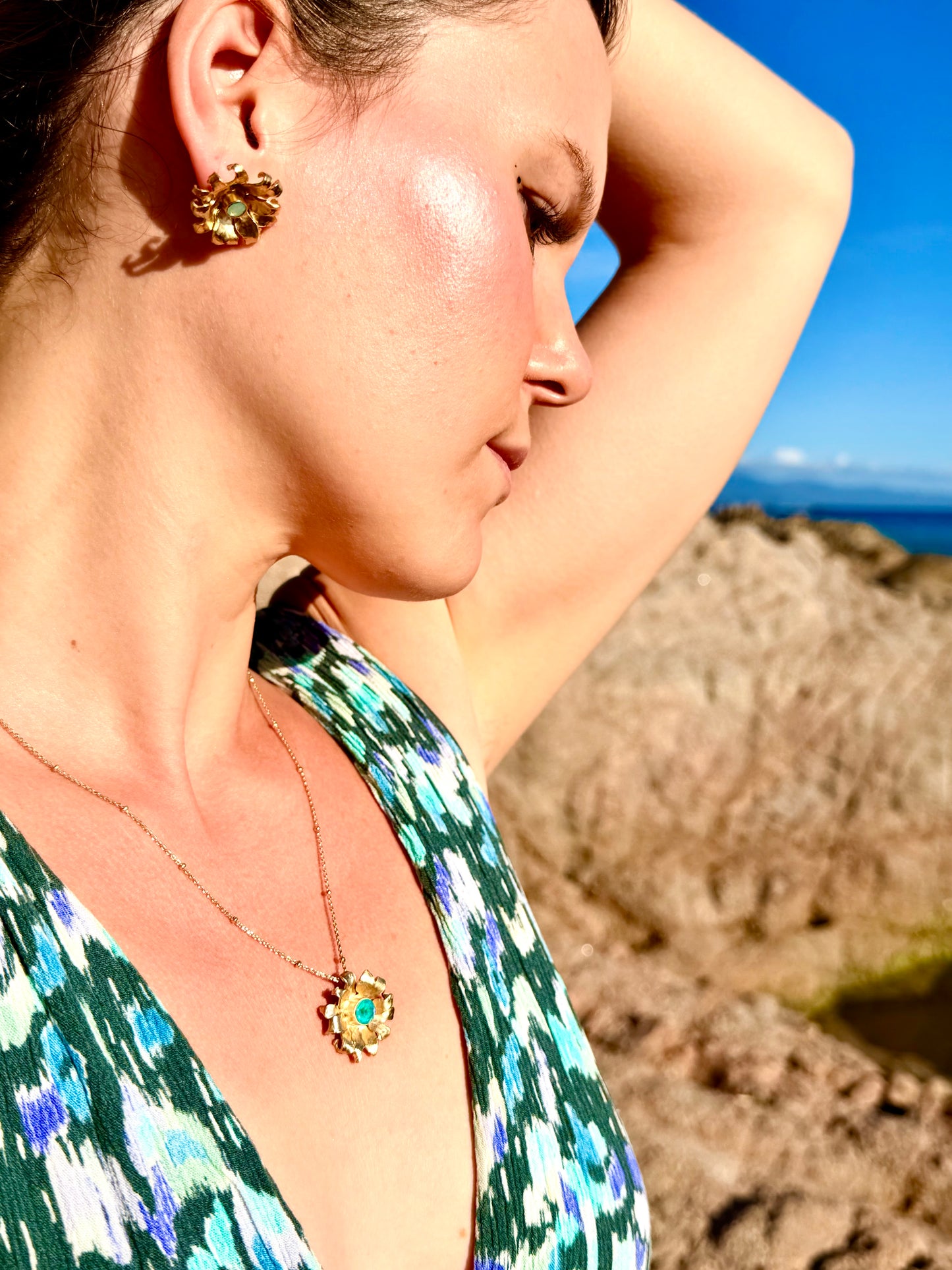Collier Soleil Bleu