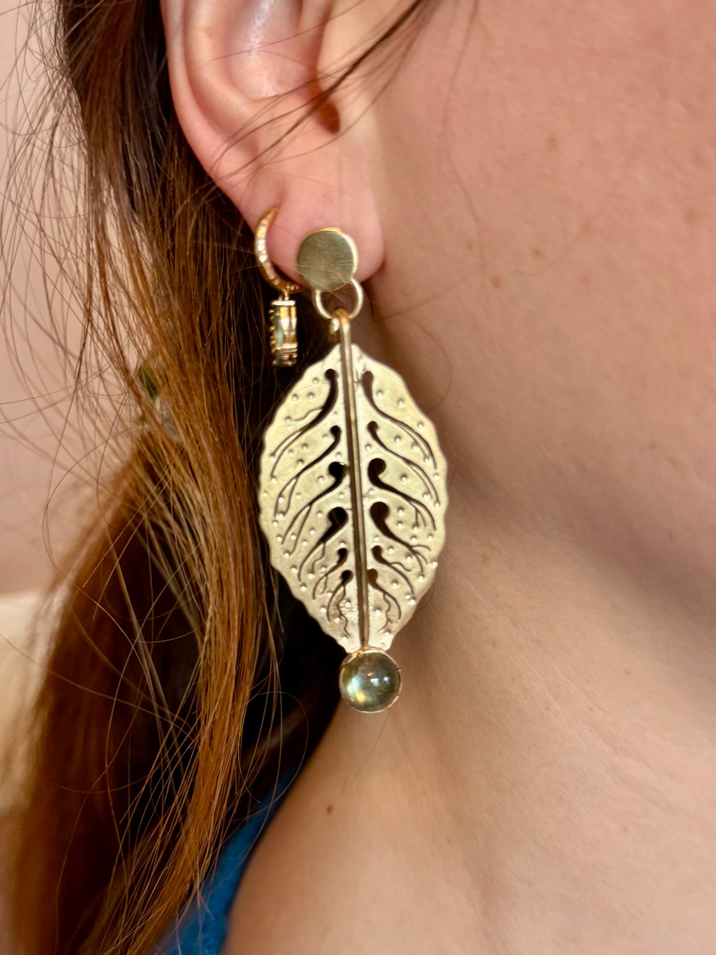 Boucles d’oreilles Feuilles de Charme - SUR COMMANDE