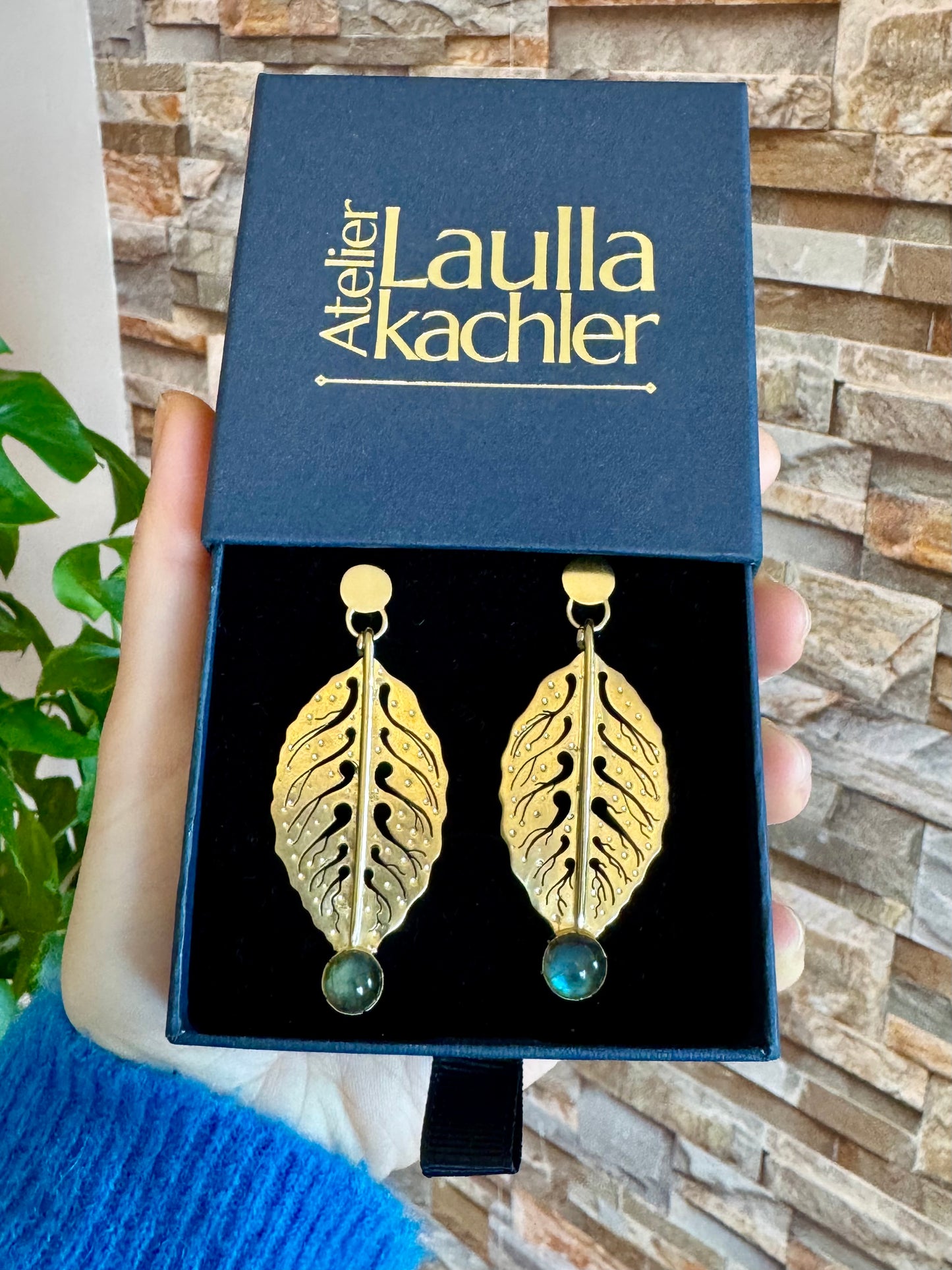 Boucles d’oreilles Feuilles de Charme - SUR COMMANDE