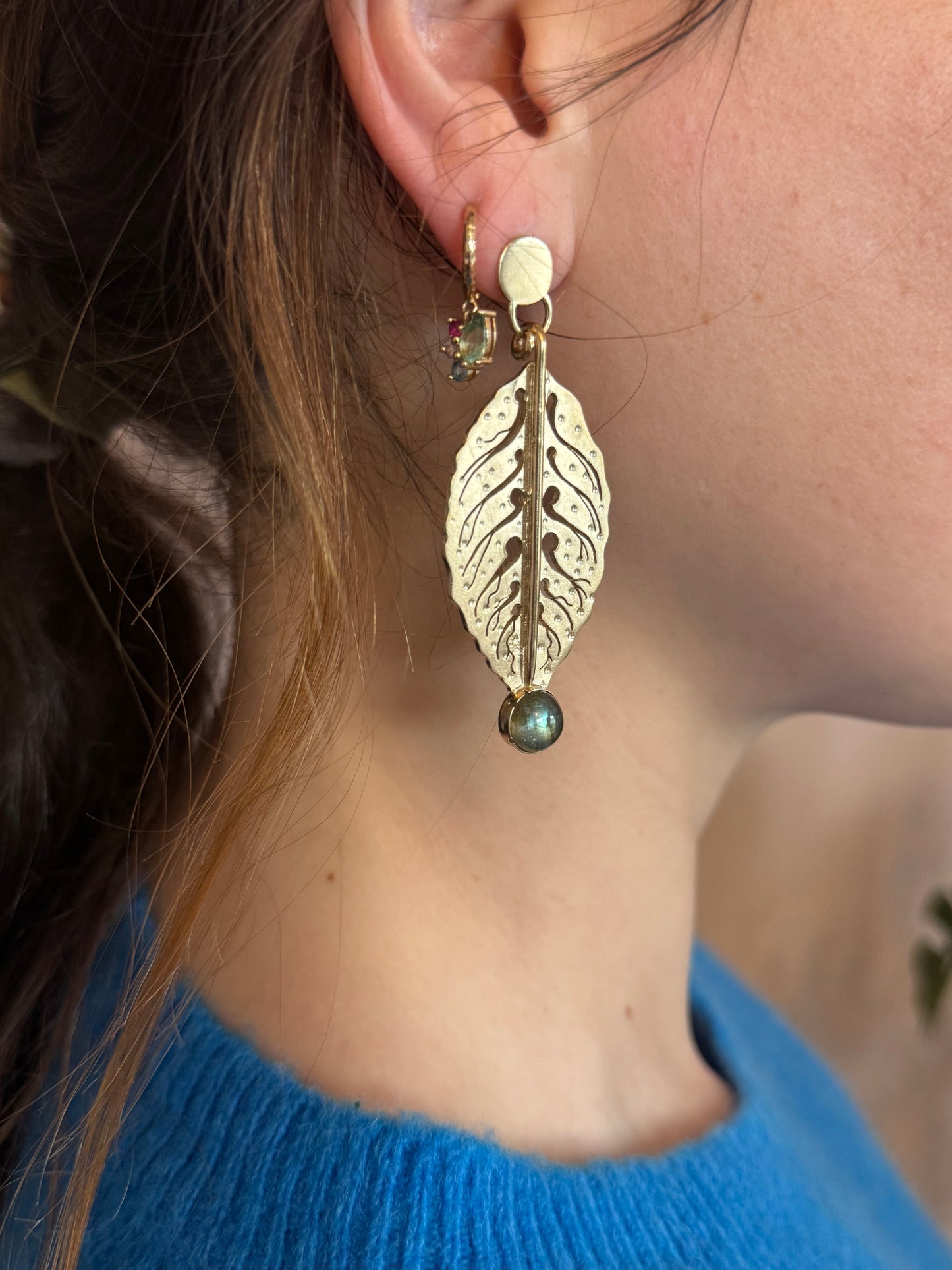 Boucles d’oreilles Feuilles de Charme - SUR COMMANDE