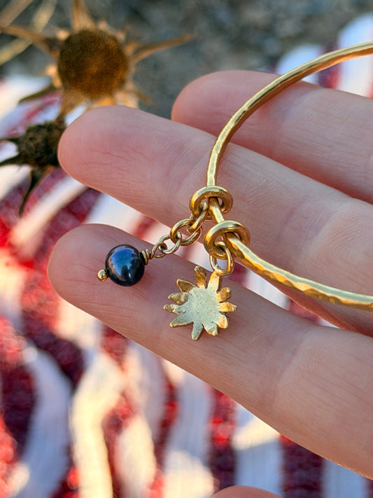 Bracelet jonc Gardien Doré