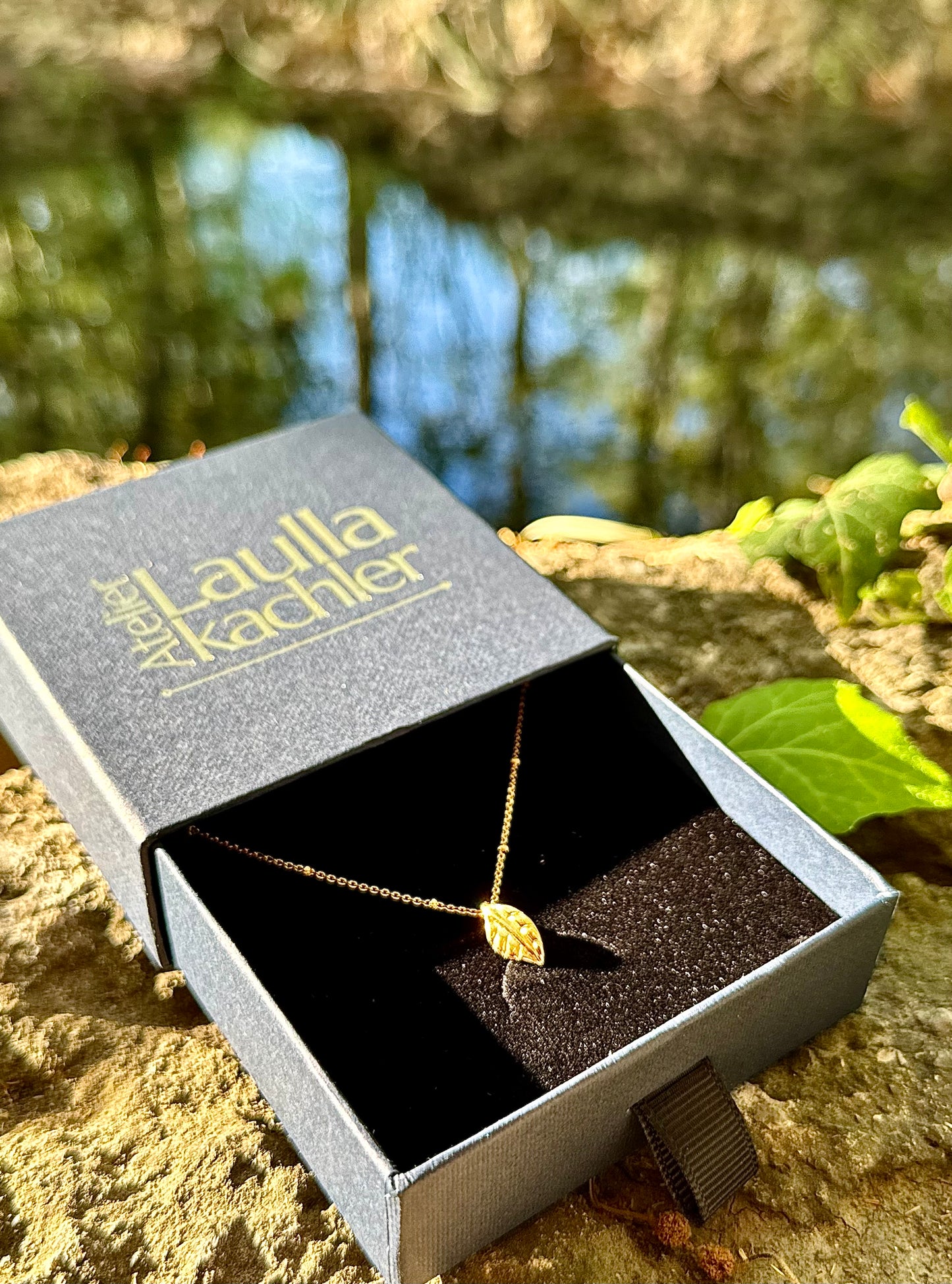 Collier Feuille Naissante - plaqué or