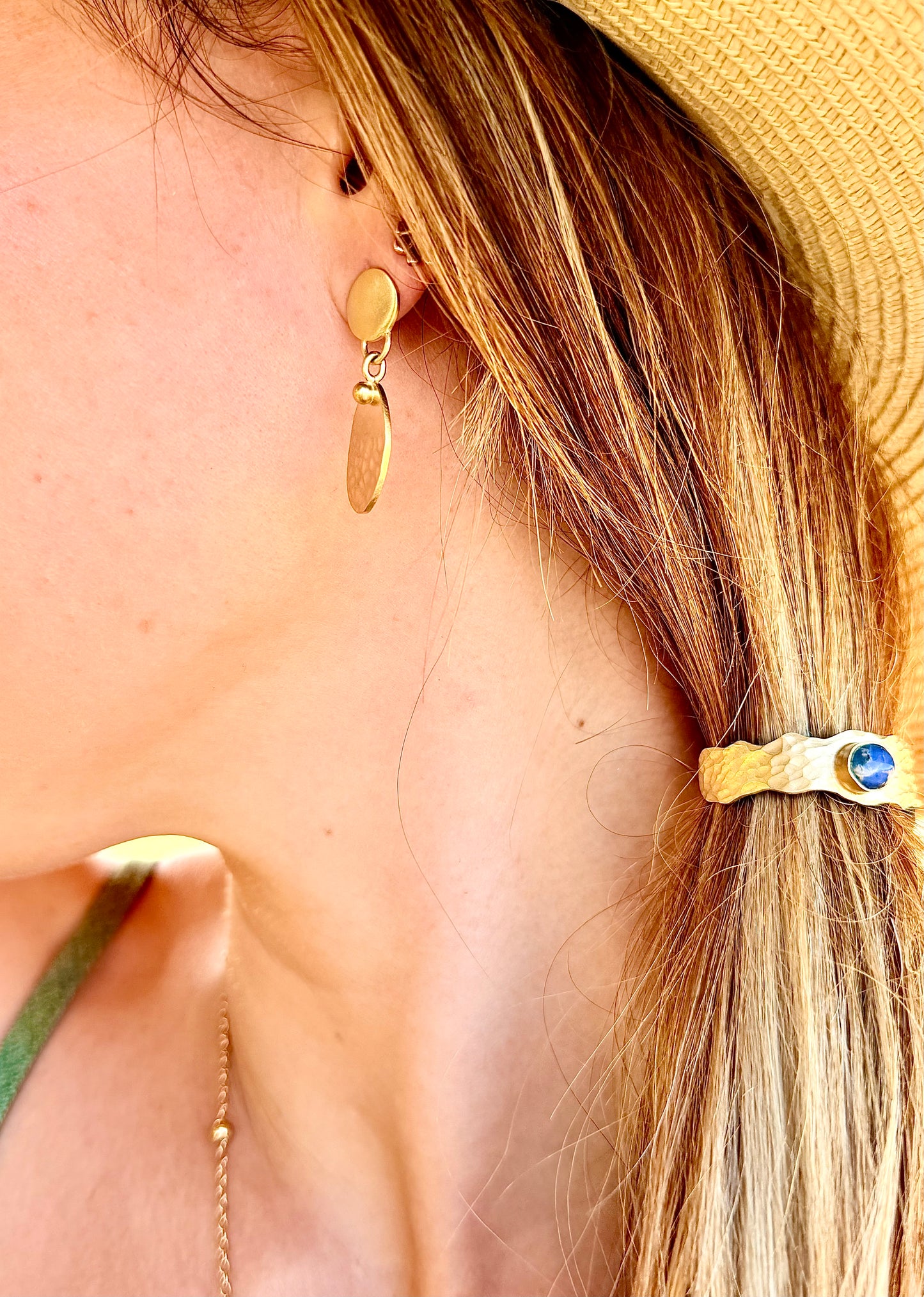 Instants Suspendus — Boucles d’oreilles - pièce unique