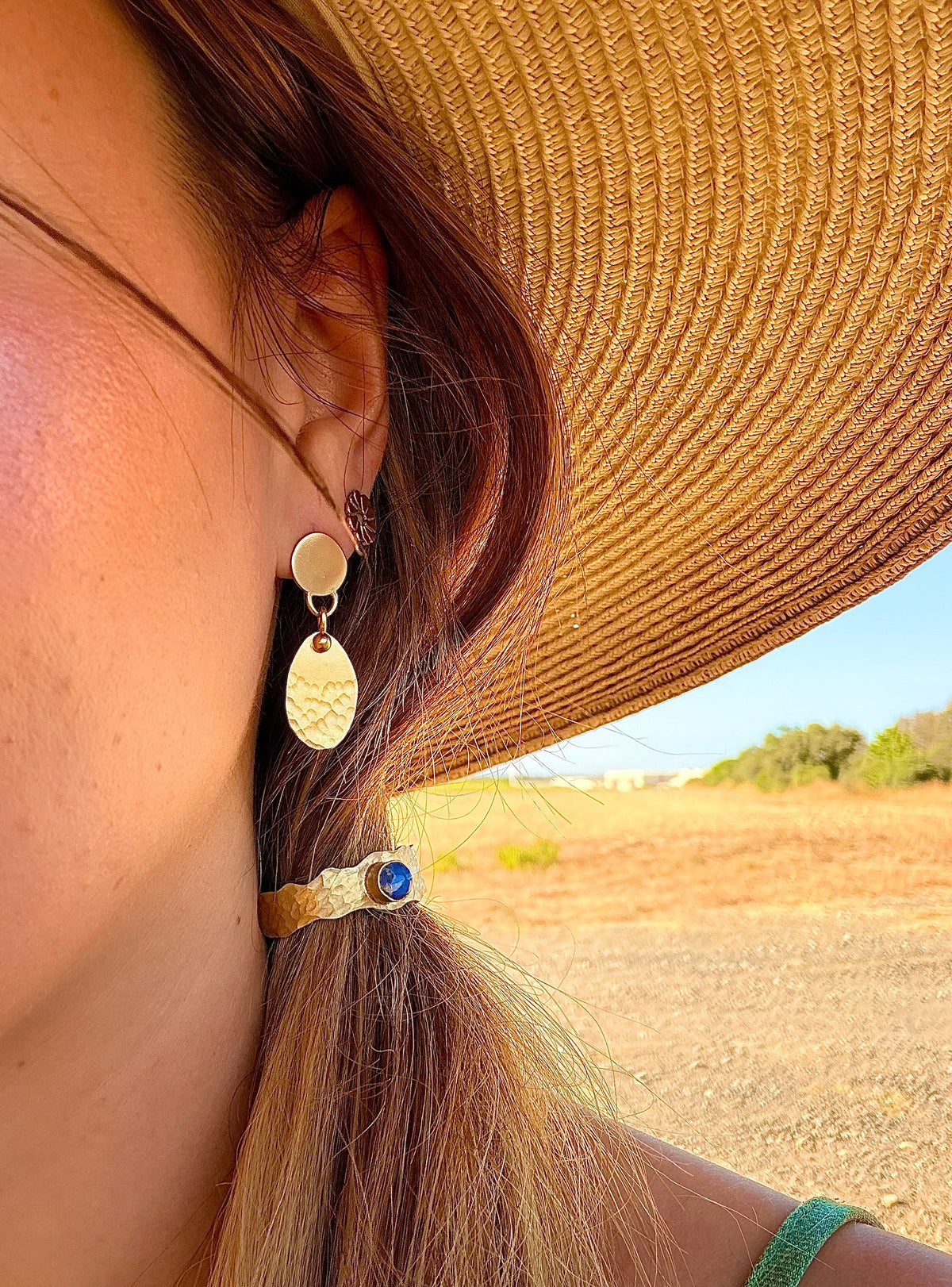 Instants Suspendus — Boucles d’oreilles - pièce unique