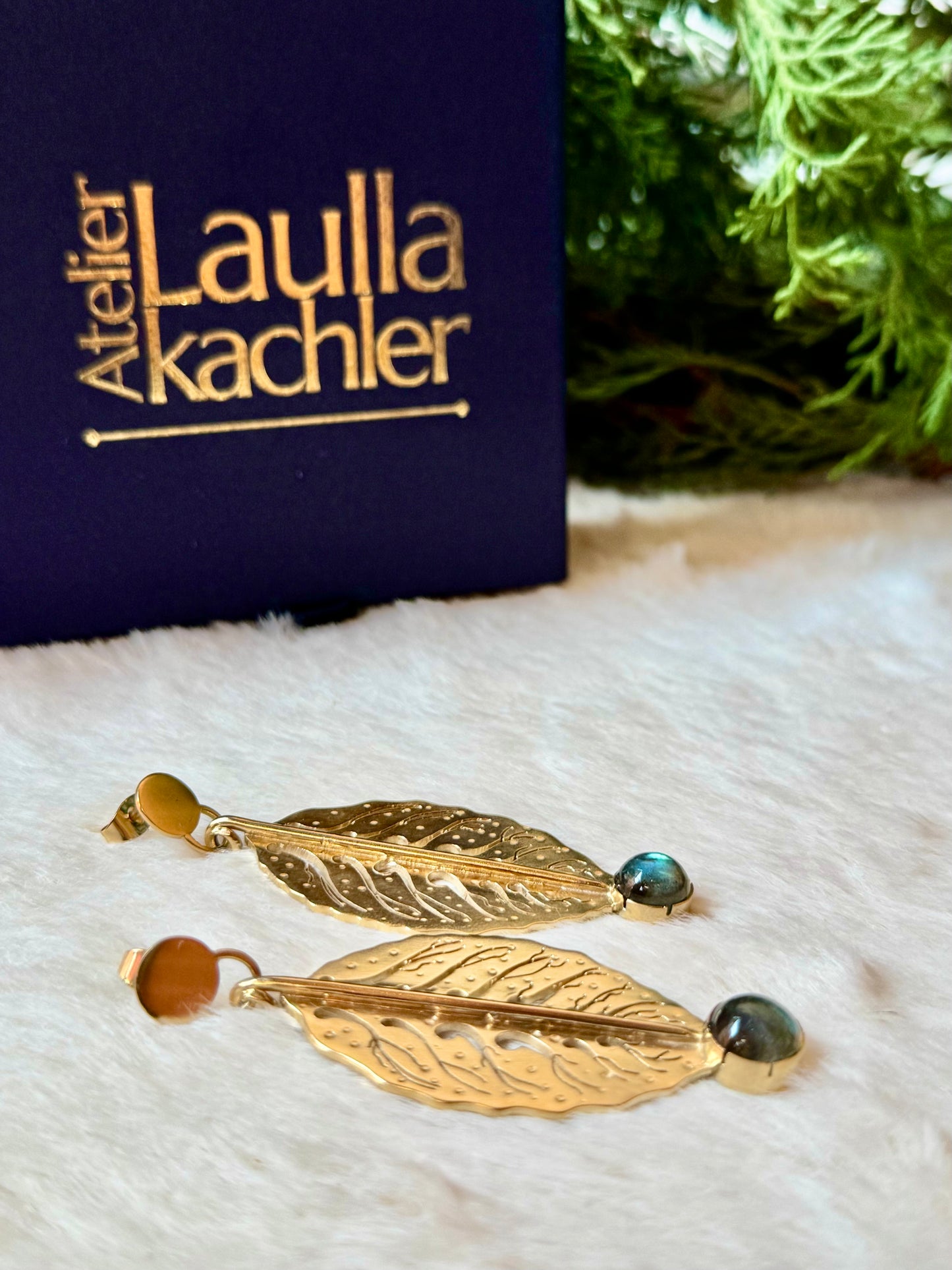 Boucles d’oreilles Feuilles de Charme - SUR COMMANDE