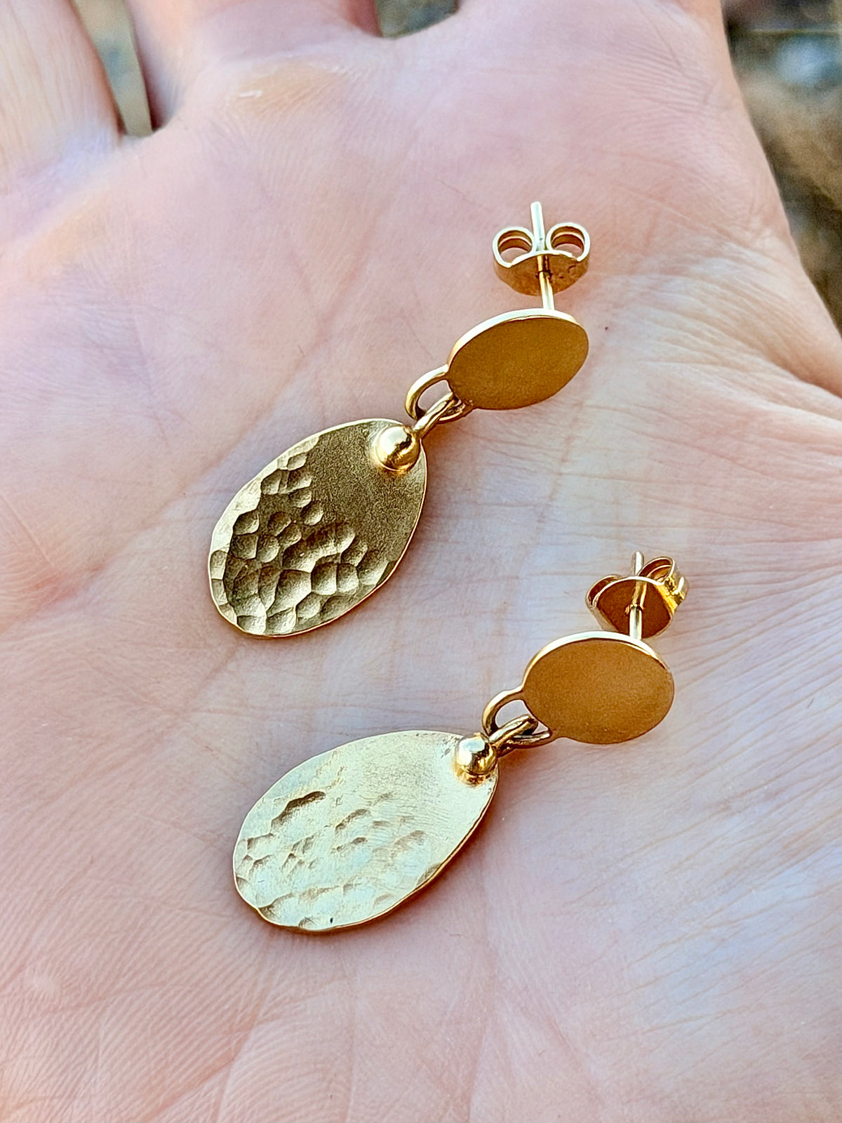 Instants Suspendus — Boucles d’oreilles - pièce unique