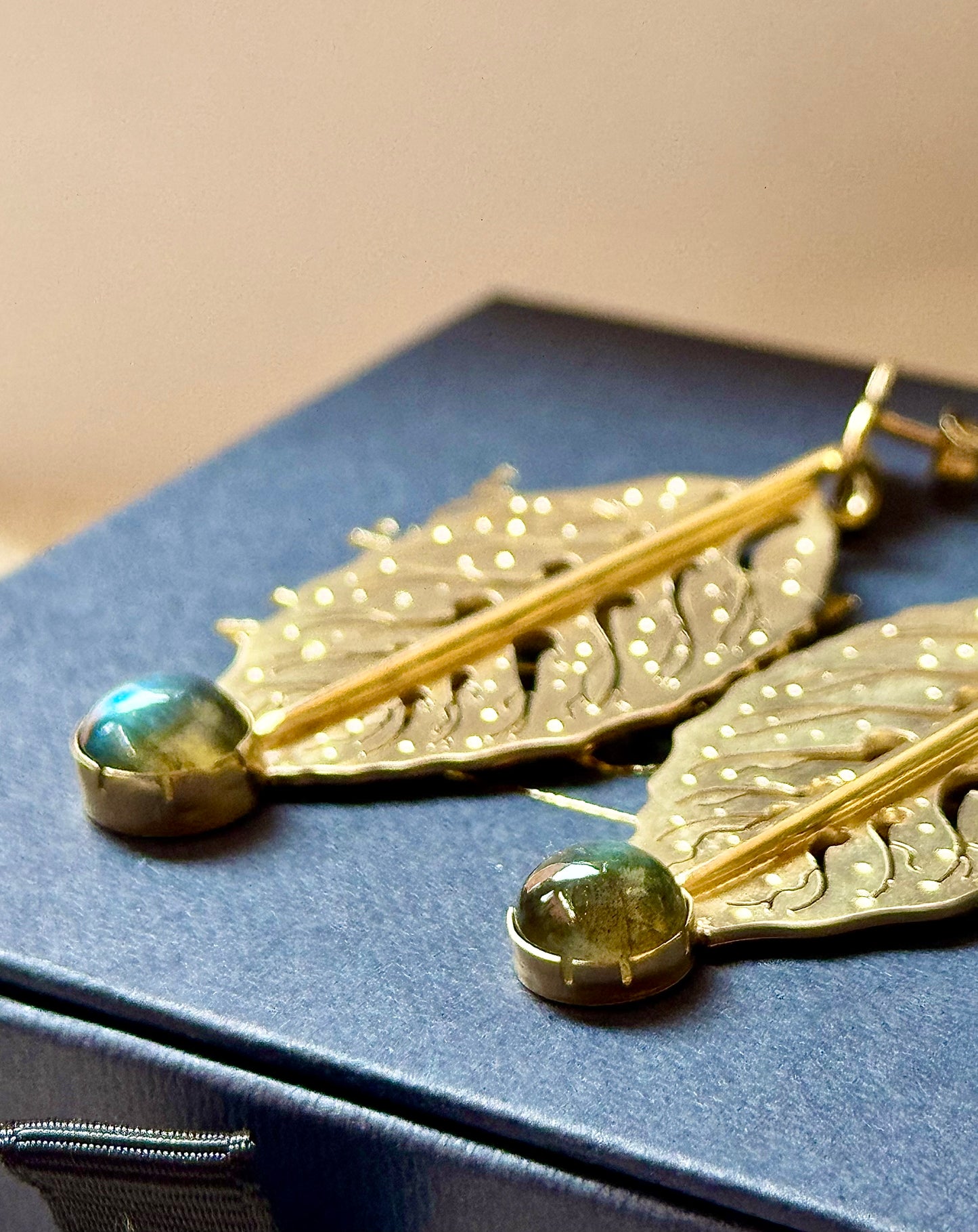 Boucles d’oreilles Feuilles de Charme - SUR COMMANDE