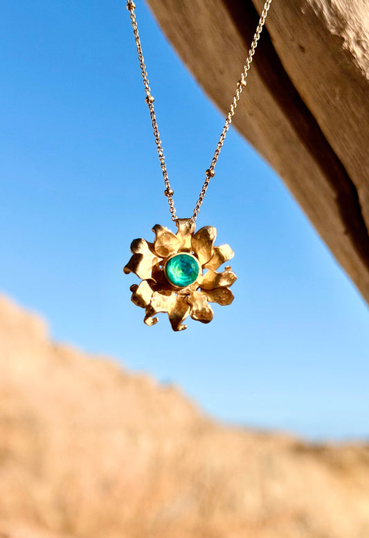 Collier Soleil Bleu