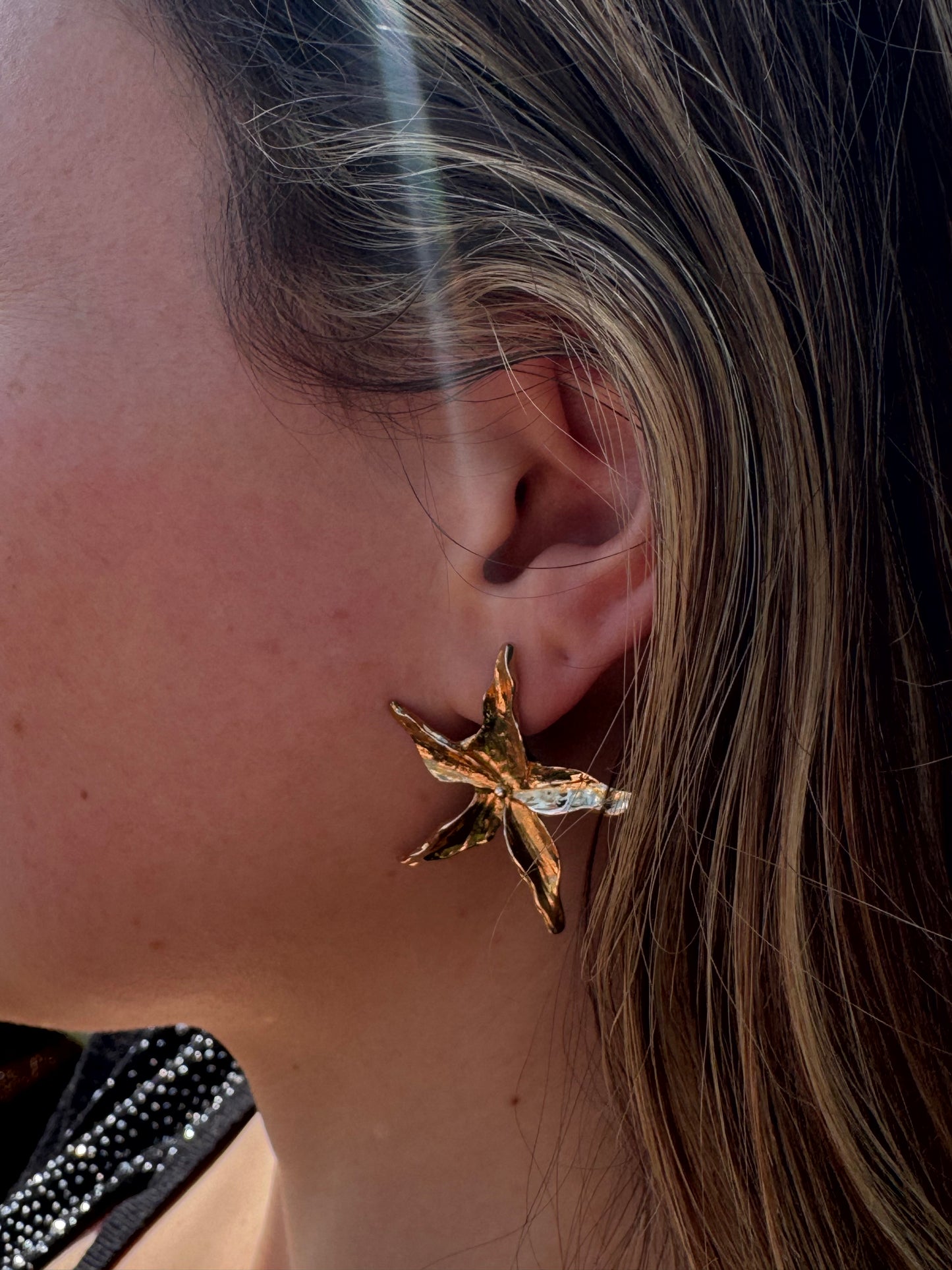 Boucles d’oreilles Fleurs étoilées