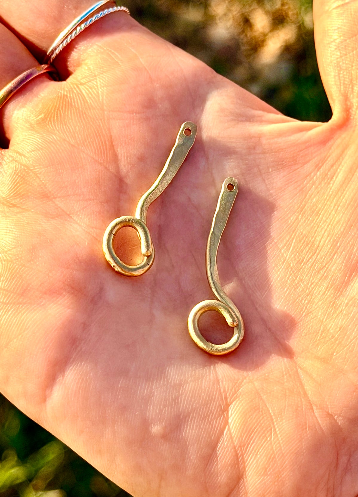 Boucles d’oreilles Lion - pièce unique