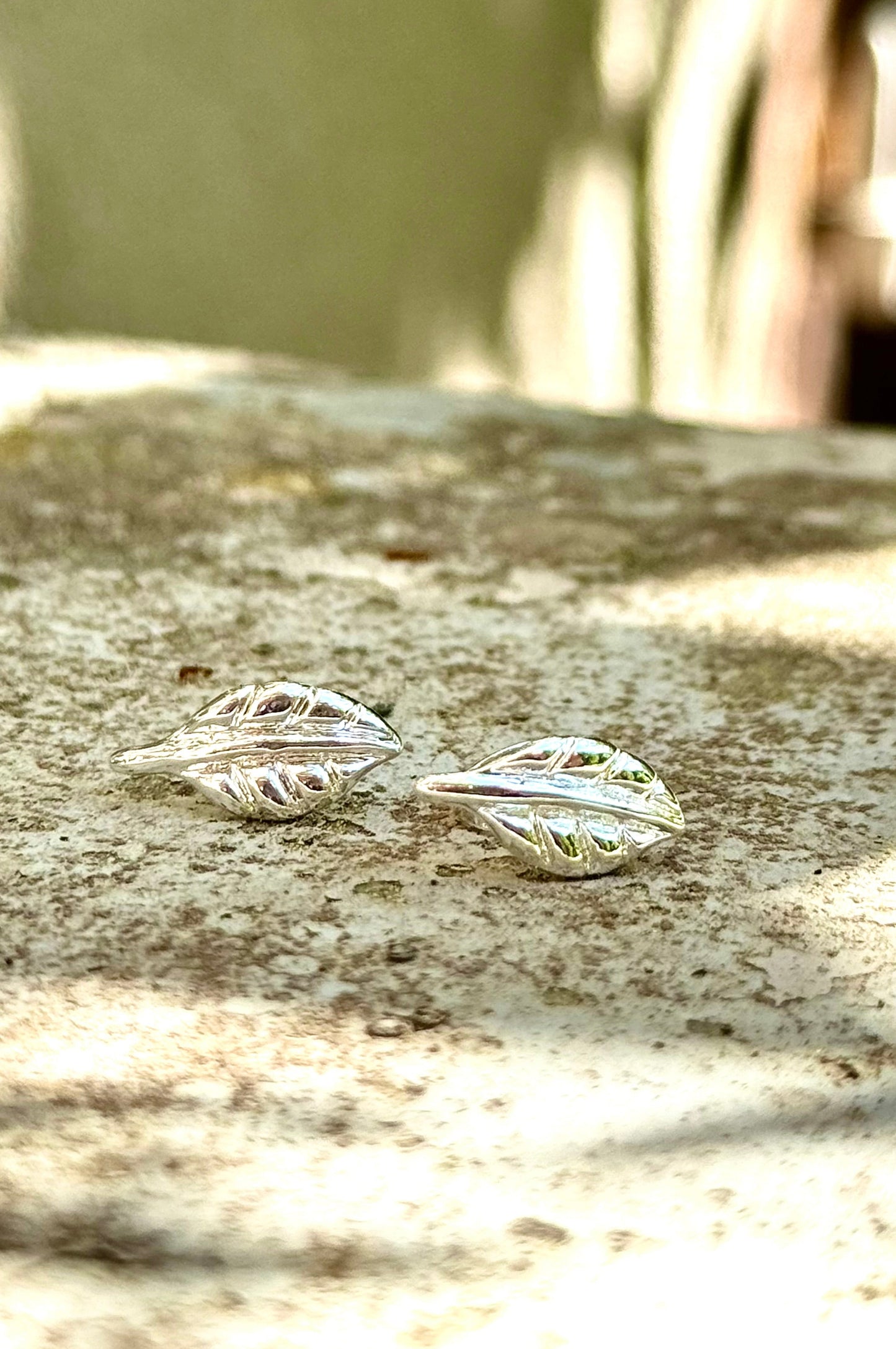 Boucles d’oreilles Feuilles Naissantes - plaqué argent ou plaqué or