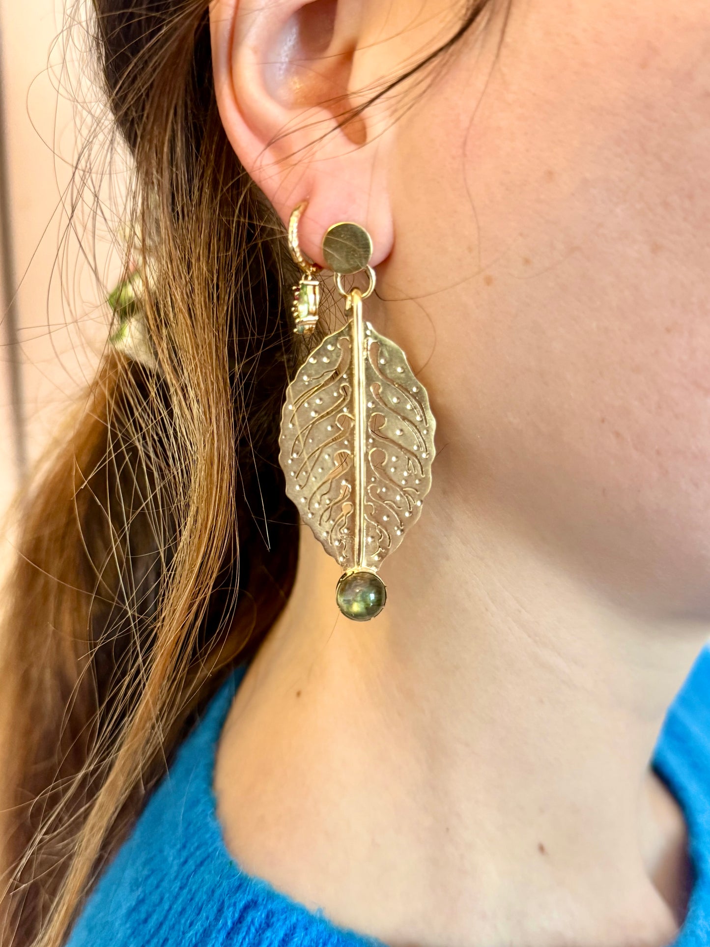 Boucles d’oreilles Feuilles de Charme - SUR COMMANDE