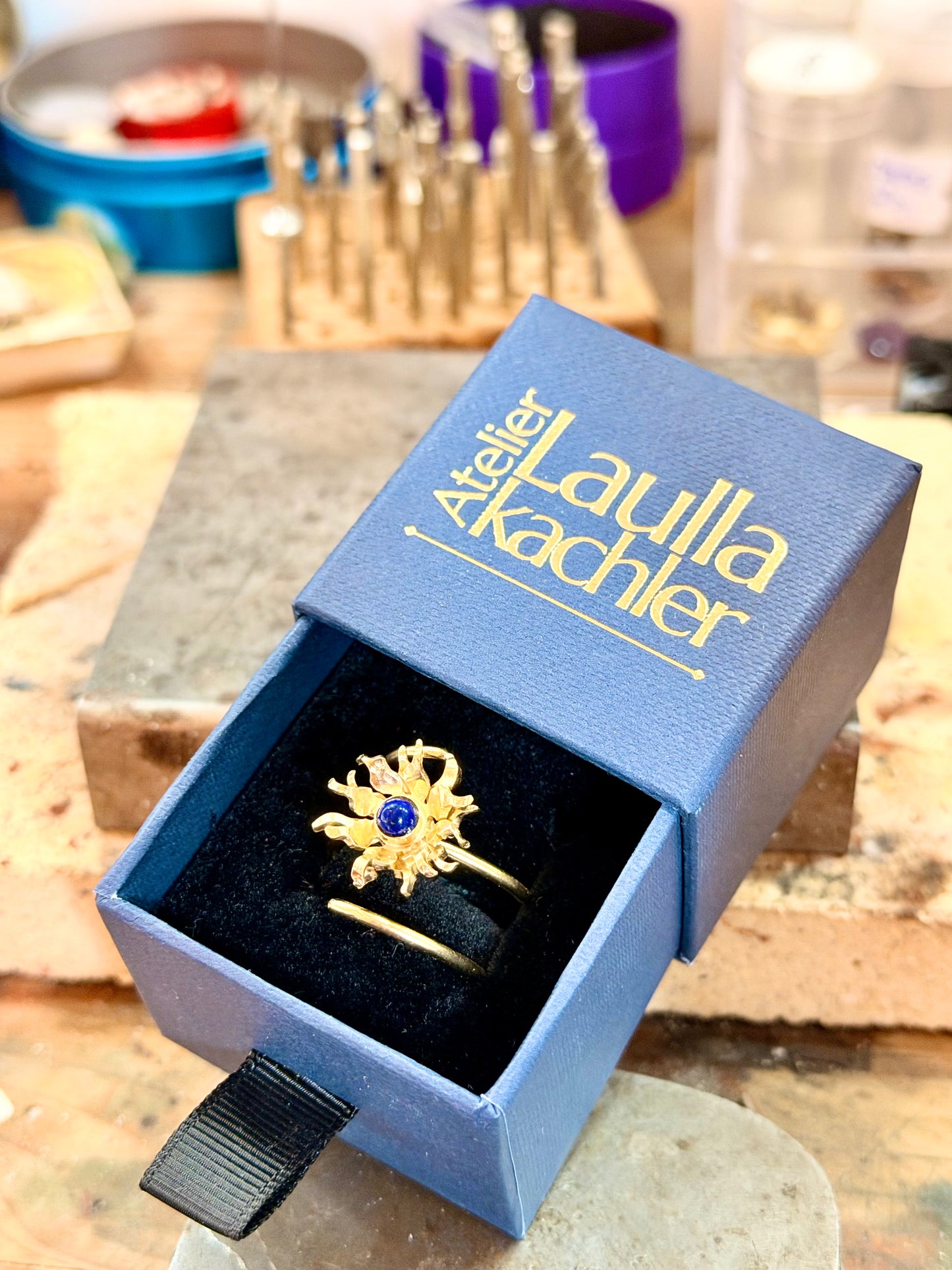 Bague Rêve Bleu - pièce unique